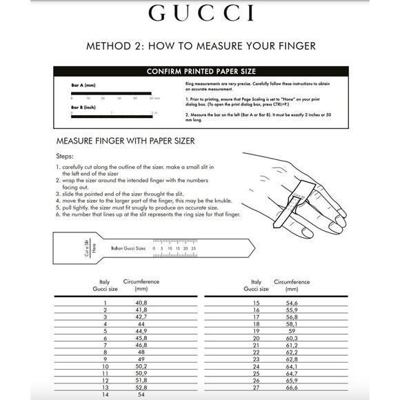 NIB Gucci x Adidas Engraved Extra-wide Ring In Undefined Size 21 - Picture 11 of 11